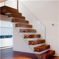 Modern style staircase interior crystal floating staircase for apartment - 副本