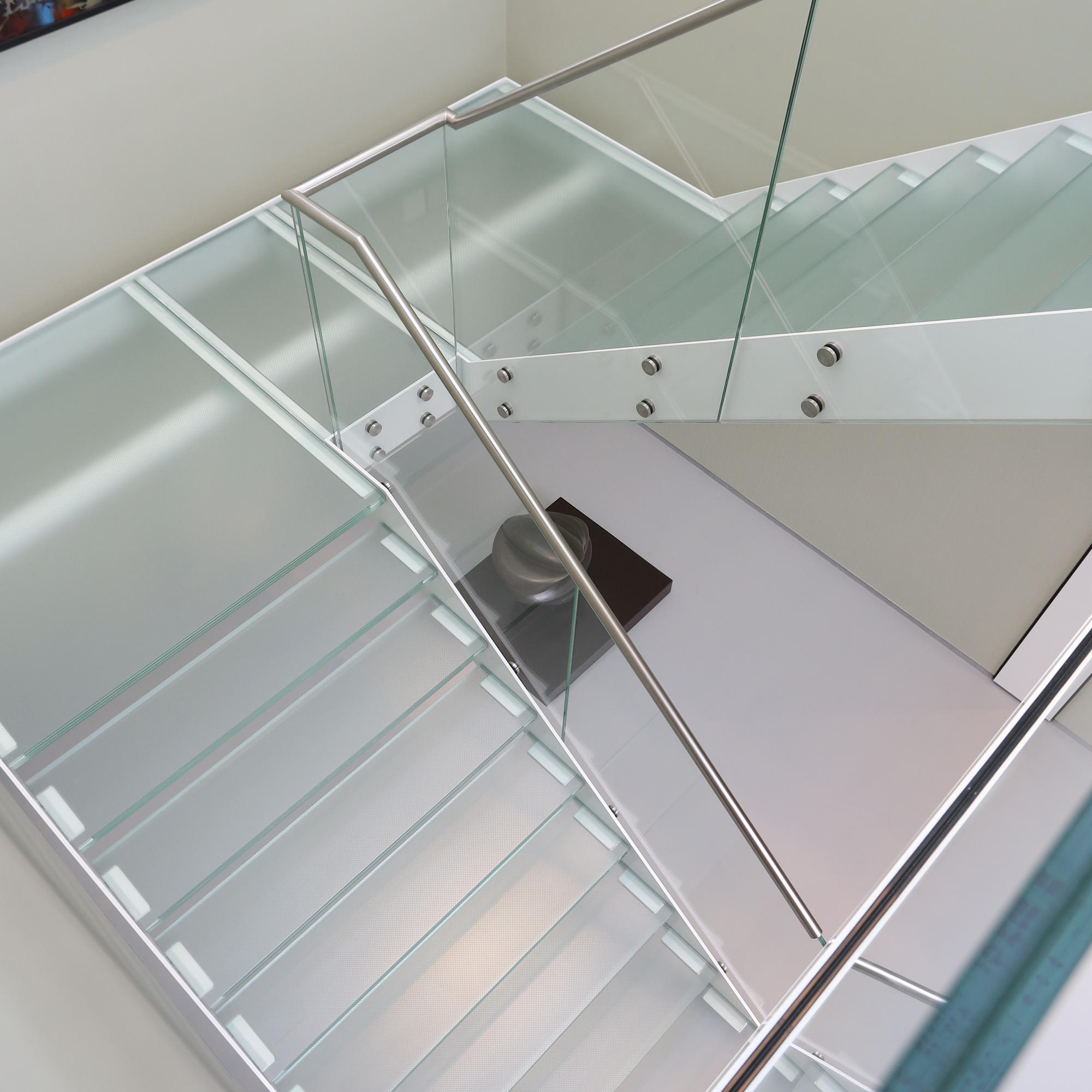 straight stair interior design