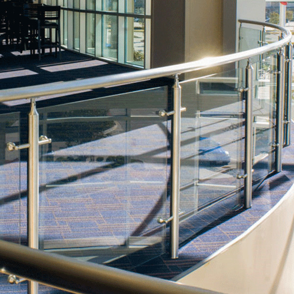 commercial project glass railing price