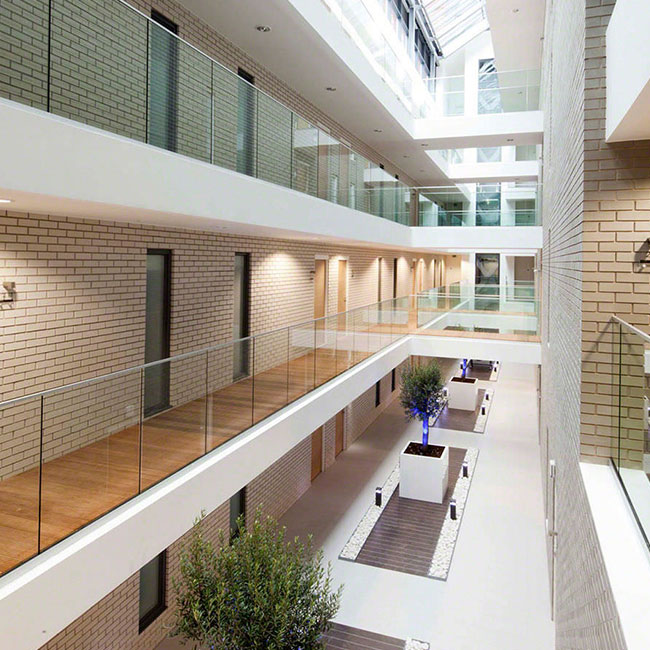 U channel base for frameless glass railing Aluminium u channel PR-U042