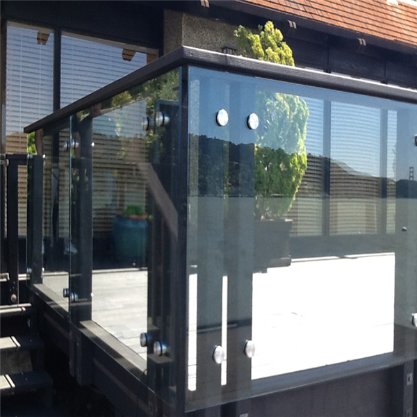 Free Sample Frameless Fitting metal balustrade-JJ04