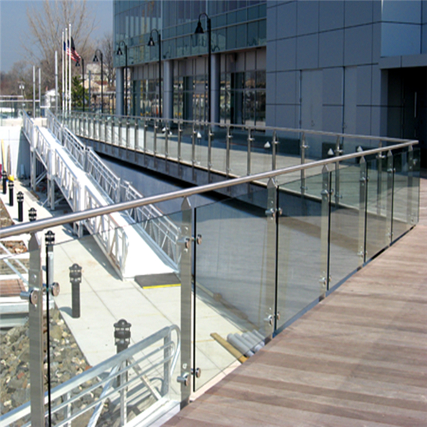 Stainless Steel Standoff  frameless glass balustrade-JJ07