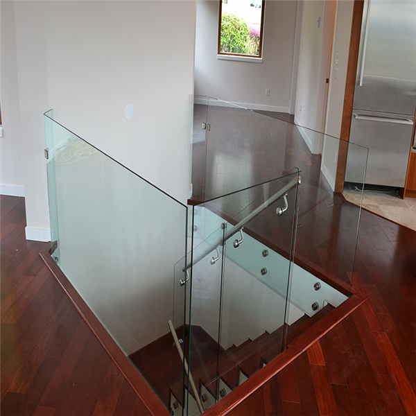 Steel Glass Standoff marble balcony balustrade-JJ36