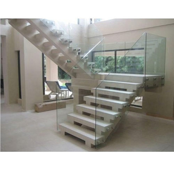Railing Fitting Glass Standoff with handrails for outdoor steps balustrade-JJ41