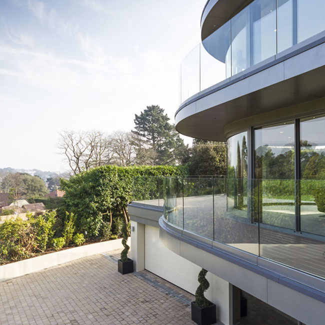 Hot Sale Aluminum U Channel Base Frameless Glass Railing For Indoor PR-U056