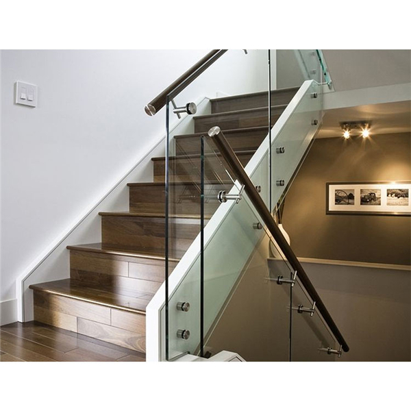 Fitting Glass Steel Standoffs Railing wooden balustrade security handrail-JJ58