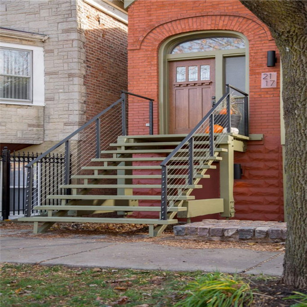 Wire Railing Outdoor Side Wall Mounted Balustrade System 