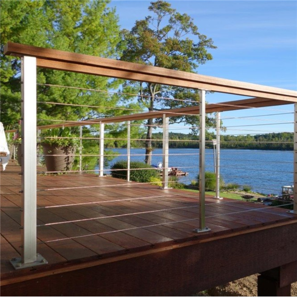 Wire Balustrade Wire Stair Railing Aluminum Cable Railing Systems 