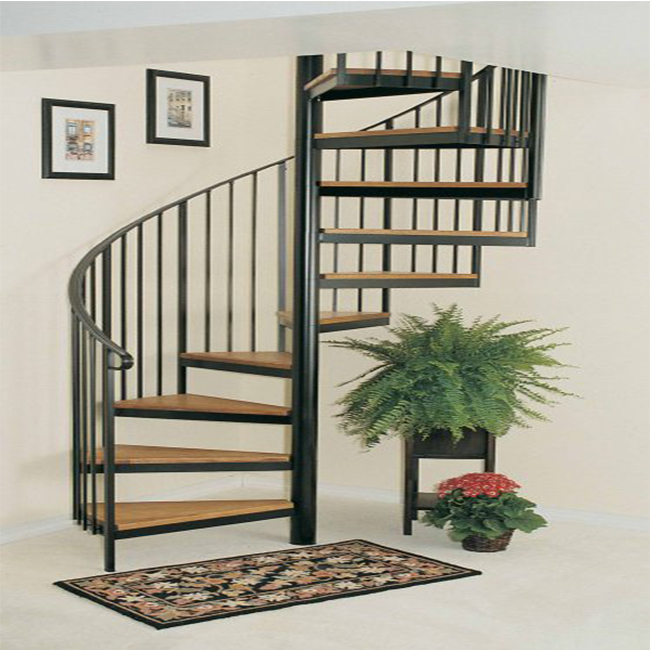 LED grille spiral safety rails stairs with outdoor form Maist of China manufacture