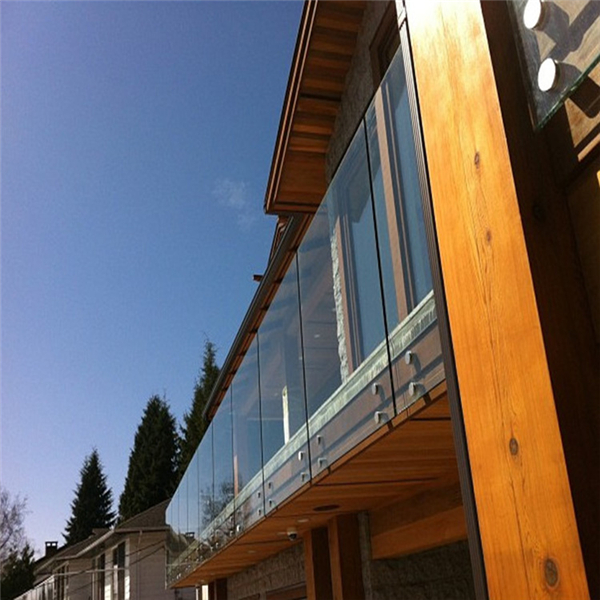Balcony balustrade outdoor standoff glass balustrade stone-JJ64