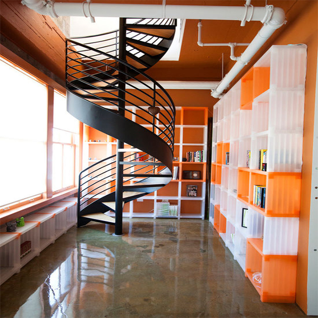 Outdoor steel spiral staircase decking spiral staircase for sale