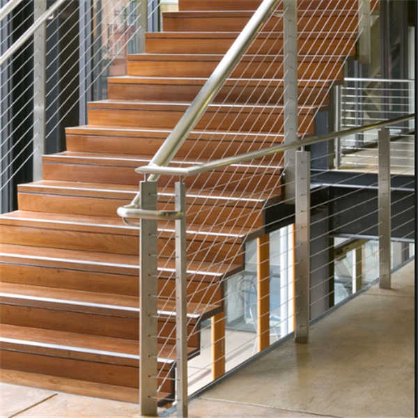 Stainless steel wire rope fence mesh deck railing