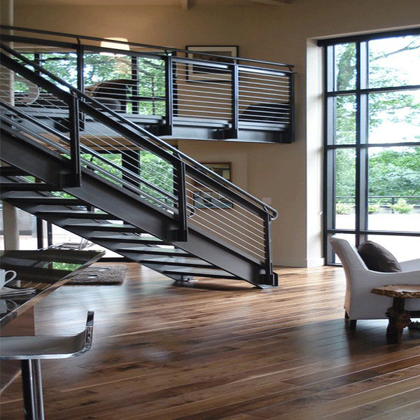 Luxury Interior Stainless Steel Glass stair nosing