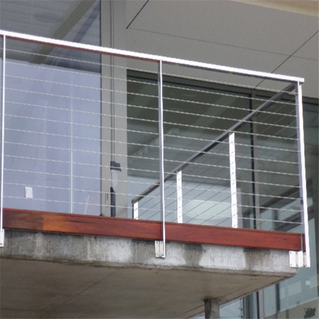 Modern house 316 stainless steel pipe railing fence system designs for balcony