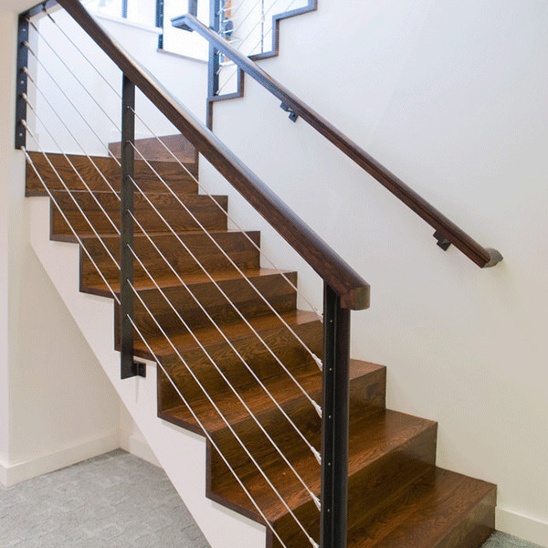 Invisible Wall Side Stringer Stairs Indoor electric stair climber
