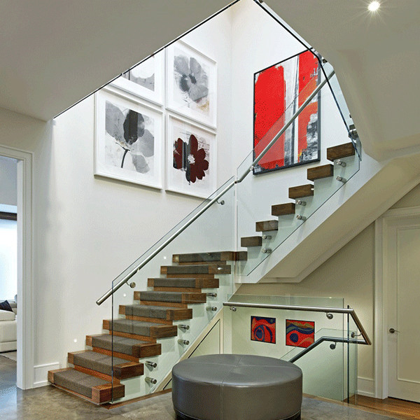 Inside stair Modern house residential stair climbing