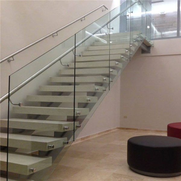 Glass standoff railing for sale resin balustrades-JJ83