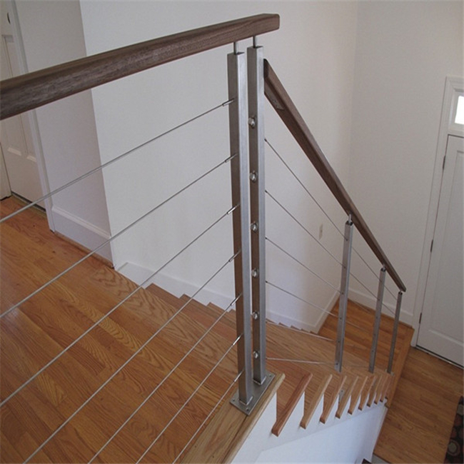 304/316 Stainless Steel baluster wire cable balcony railing for outdoor use