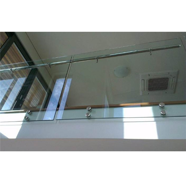 Standoff bracket frameless tempered glass railing second hand balustrades-JJ110