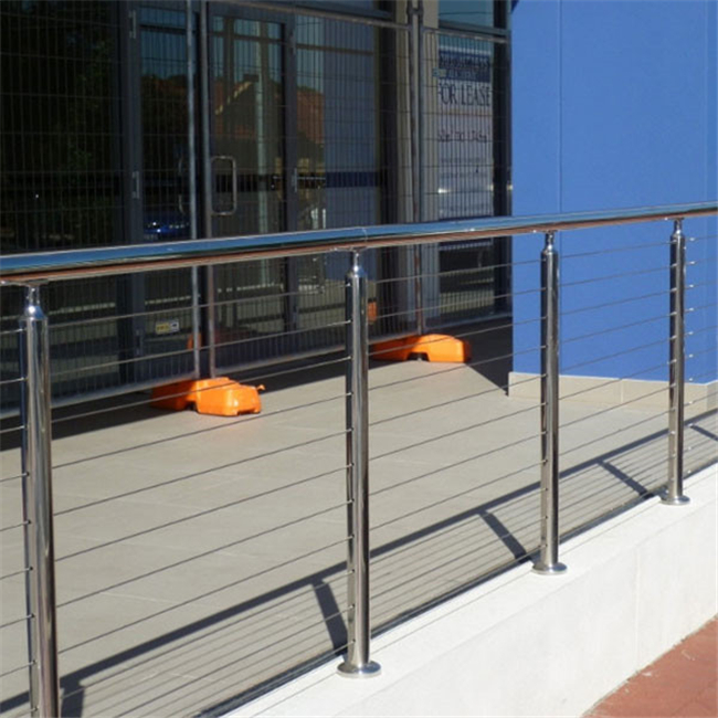Made in China stainless steel balcony cable railing