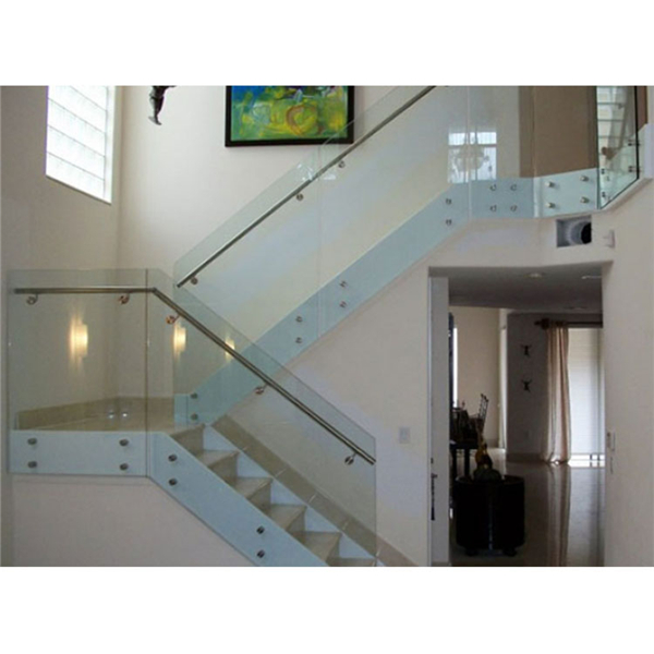 Adjustable Glass Railing Polished Stainless Standoff square balustrade fittings-JJ119