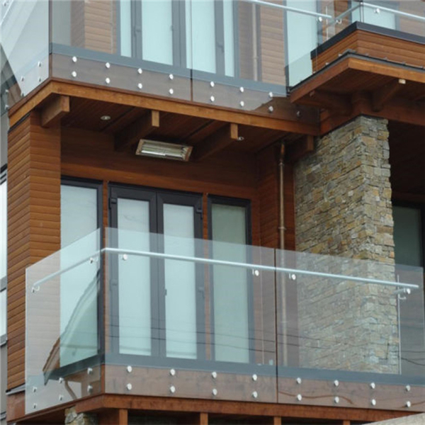 USA popular adjustable stainless steel standoff balustrade extérieure en plastique-JJ126