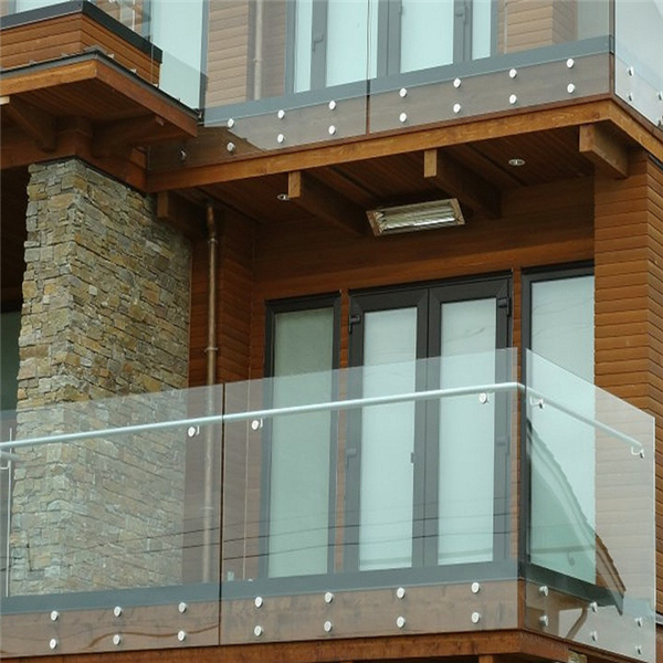 New style staircase glass standoff plastic balustrades and handrails-JJ129