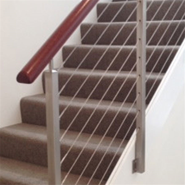 Outdoor steps stainless steel cable railing for wholesales