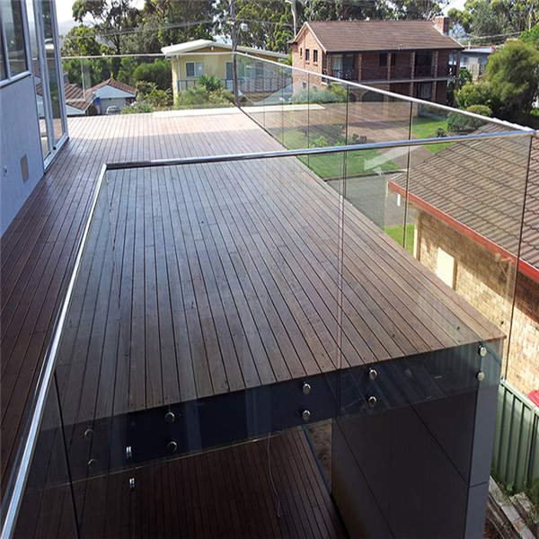 Stainless Steel 2205 316 304 Standoff glass terrace balustrade-JJ66