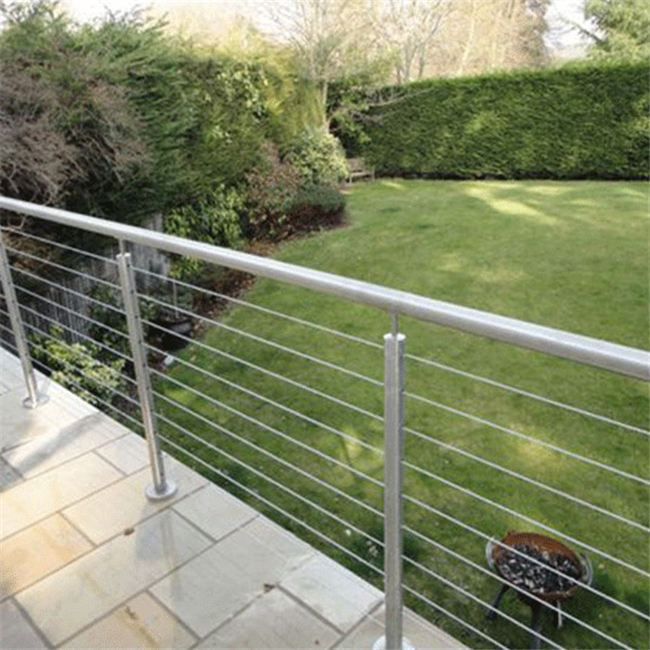 Balustrade Cable Wire Railing For Staircase Indoor Use