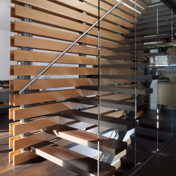 Safety Laminated  stair railing toption machinery