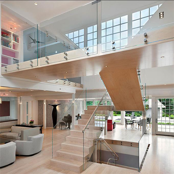 Banister Fasten Standoff Glass balustrade channel-JJ148