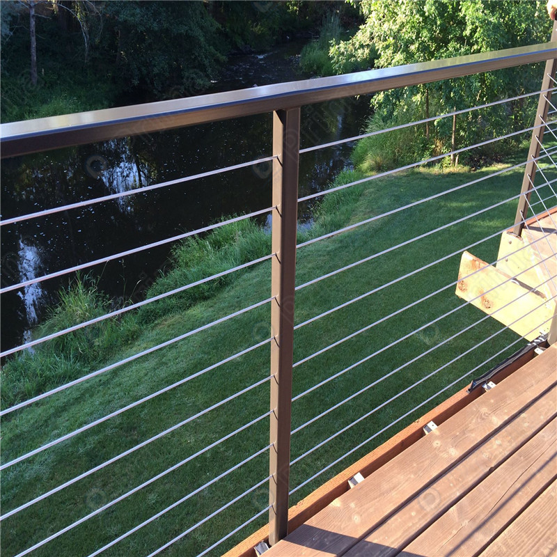 Cheap railing stainless steel wire post railing  