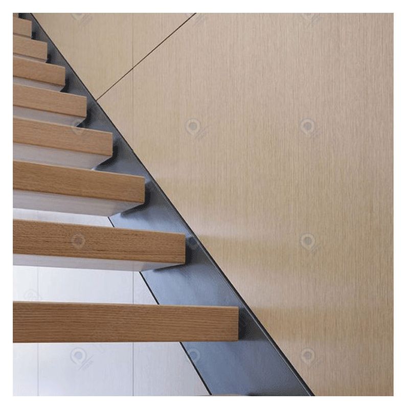 Customized Side Board Straight Staircase