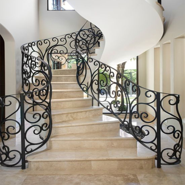 High Quality Wrought Iron Fence Stair Railing