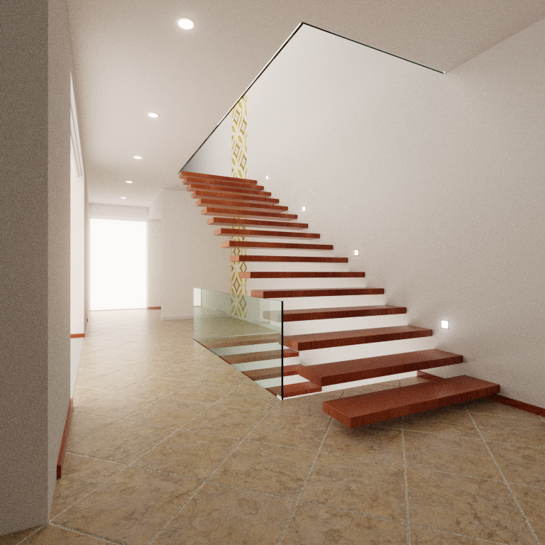 New design interior floating staircase with glass floating glass staircase modern design glass railing
