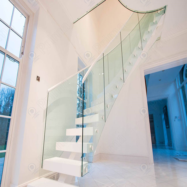 Prima space saving stairs curved staircase