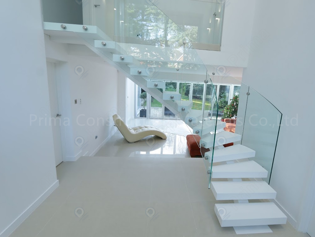 Prima curved staircase and space saving stairs